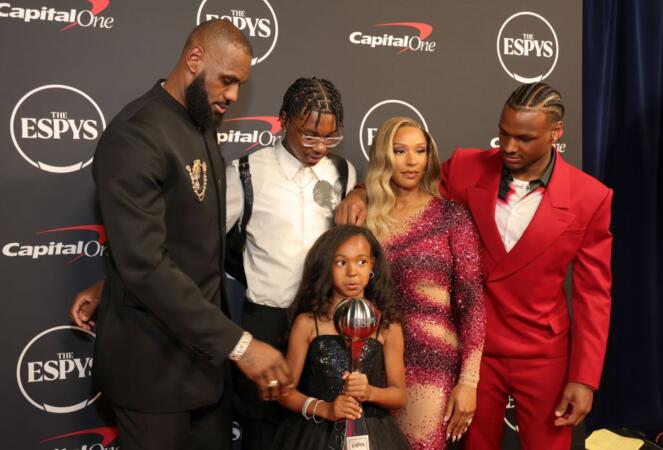 LeBron And Savannah James' Daughter Zhuri Hilariously Stops Her Mom From Cursing At ESPYs