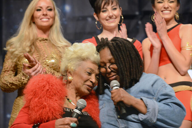 'The View' Host Whoopi Goldberg Tributes Nichelle Nichols On Paving The Way: 'The First Black Person I’d Ever Seen Who Made It To The Future'