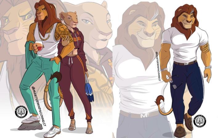 You've Never Seen 'The Lion King' Characters This Swaggy