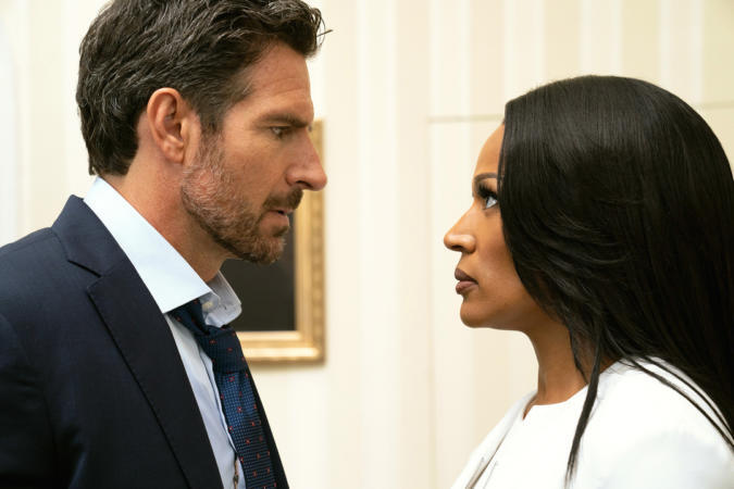 'Tyler Perry's The Oval' Stars Kron Moore and Ed Quinn Talk Explosive New Season