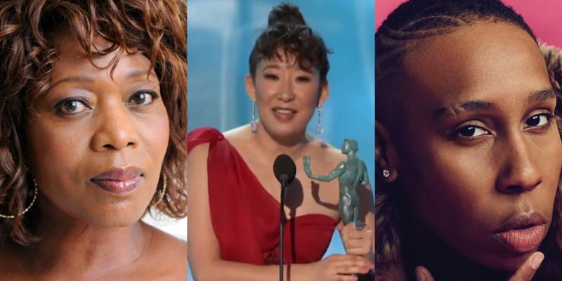 WATCH: Sandra Oh Shouts Out Alfre Woodard, Lena Waithe, Jamie Foxx In SAG Awards Acceptance Speech