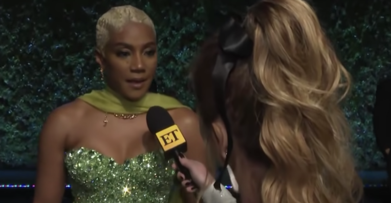 Tiffany Haddish Reads ET Reporter For Calling Her Dress A 'Costume Change': 'This What Money Look Like'