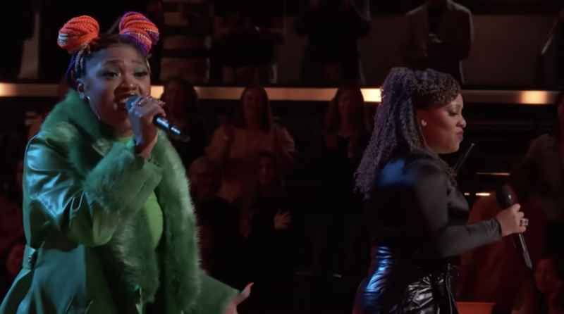 'The Voice' Coaches In Awe As Dia Malai And Valarie Harding Battle To 'Bust Your Windows,' Resulting In Close Call
