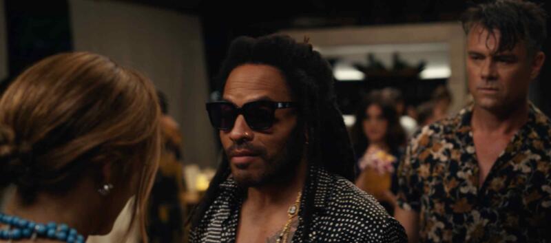 Lenny Kravitz Arrives In A Literal Helicopter In Exclusive Clip From 'Shotgun Wedding'
