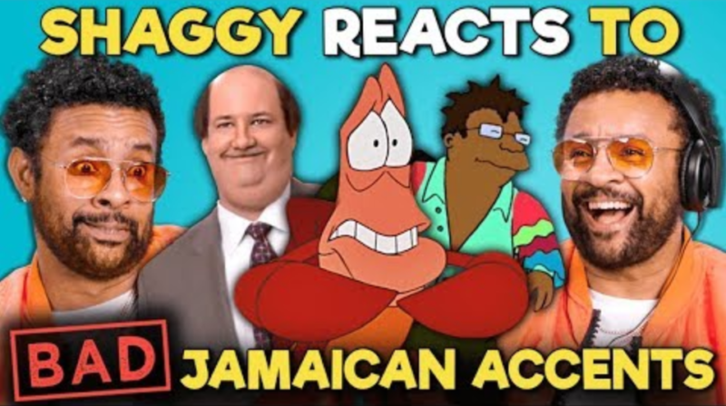 WATCH: Shaggy Reacting To Bad Jamaican Accents In Film And TV Is The Funniest Thing You'll See Today