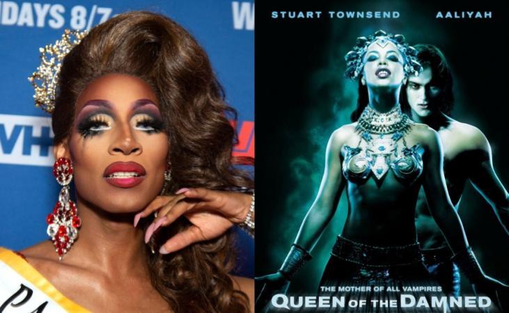 'Drag Race' Star Jaida Essence Hall Stunningly Pays Tribute To Aaliyah In 'Queen Of The Damned' For Halloween