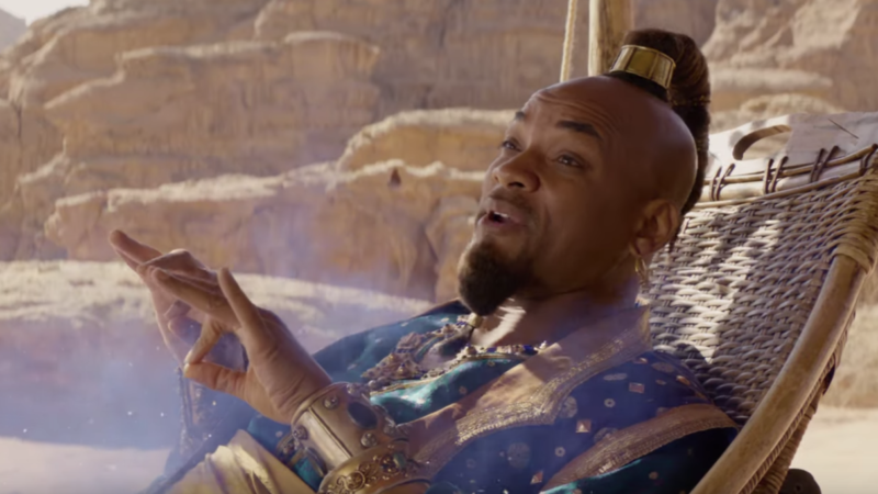 WATCH: First Full-Length 'Aladdin' Trailer Isn't As Blue For Will Smith's Genie