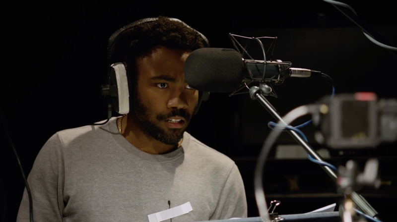 'The Lion King': Watch Donald Glover In The Vocal Booth With This Never-Before-Seen Clip