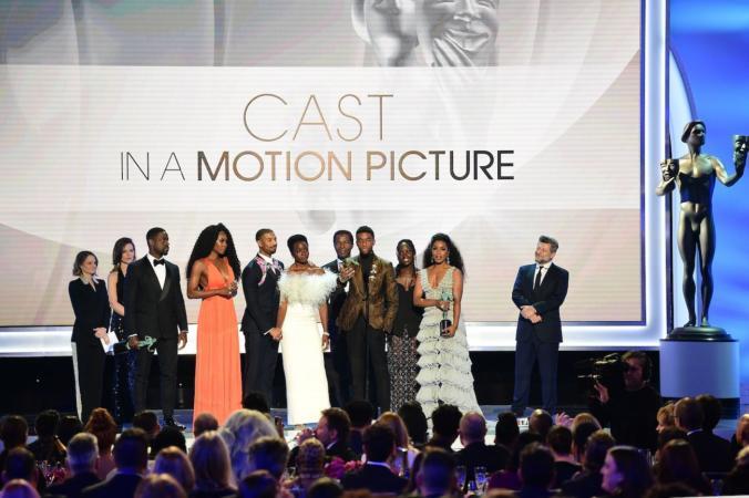 WATCH: Chadwick Boseman Gives Epic Acceptance Speech As 'Black Panther' Cast Wins SAG Award For Best Ensemble