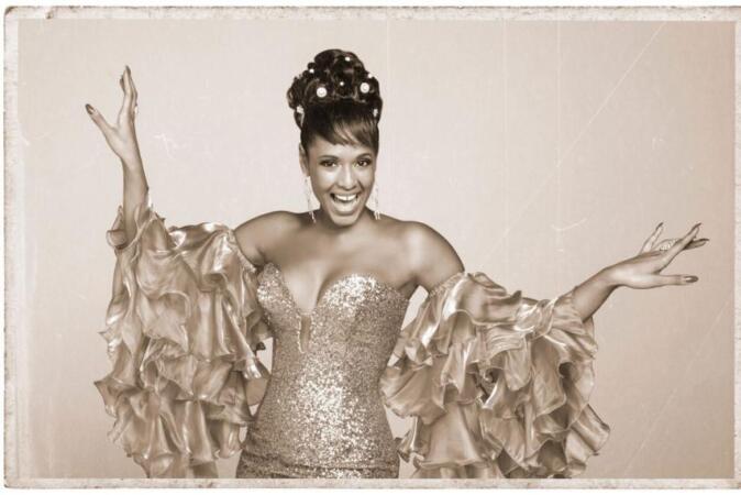 Jeimy Osorio in her role as the young Celia Cruz in 'Celia.'