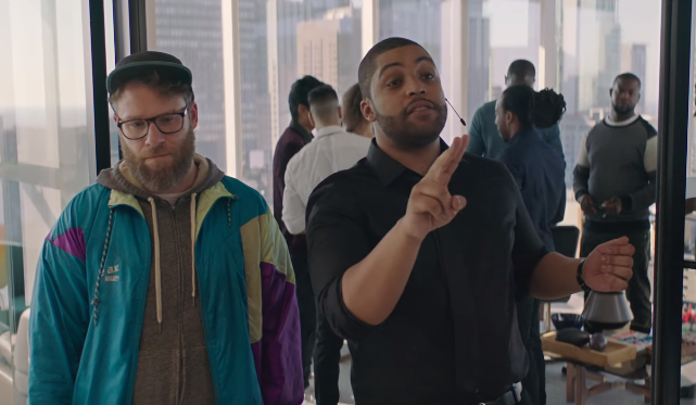 'Long Shot' Exclusive: O'Shea Jackson Encourages A Down-On-His-Luck Seth Rogen In Clip From Comedy Flick