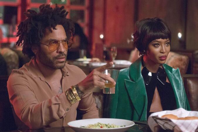 STAR: Pictured L-R: Guest stars Lenny Kravitz and Naomi Campbell in the "The Devil You Know" time period premiere episode of STAR airing Wednesday, Jan. 4 (9:01 PM-10:00 PM ET/PT) on FOX. CR: Wilford Harewood/FOX