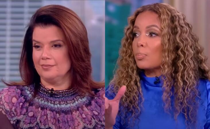 'The View': Sunny Hostin Checks Ana Navarro For Being A Republican, Navarro Asks 'Do You Piss From Inside the Tent Or From Outside?'