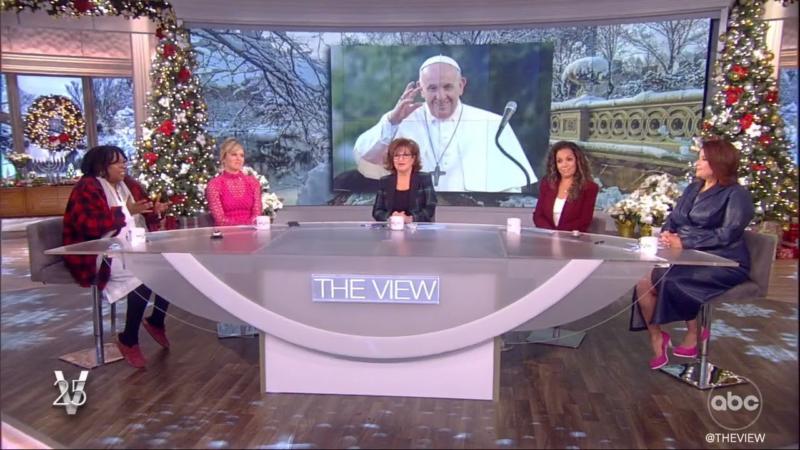 'The View' Co-Hosts React To Pope Francis' Opinion On Sex Before Marriage: 'Thank God!'