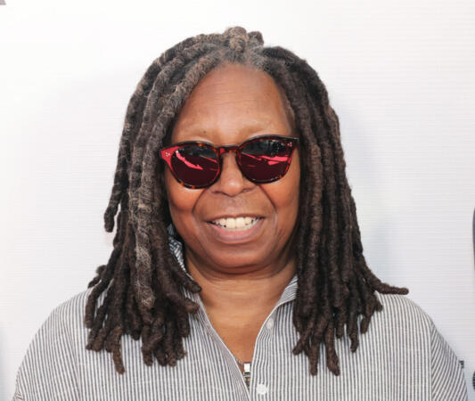 Whoopi Goldberg Wears Folding Chair Necklace On 'The View' To Honor Montgomery Brawl