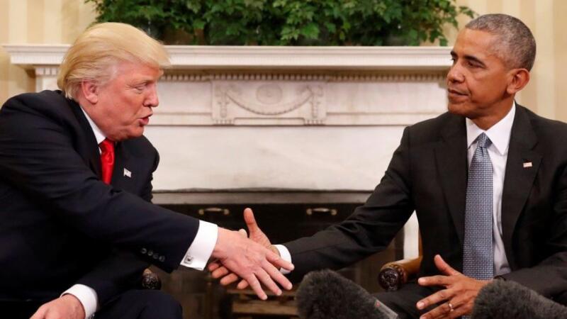 Nov. 10 - Trump meets with Obama at White House in symbolic start to transition of power