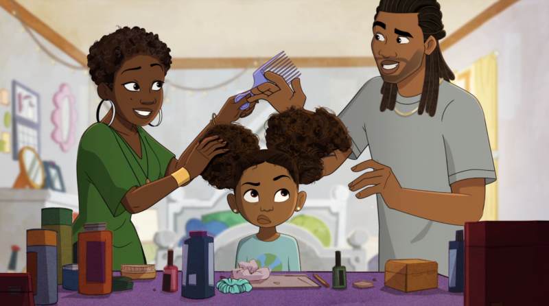 'Young Love': Issa Rae And Kid Cudi Bring The 'Hair Love' Parents To Life In New Max Trailer
