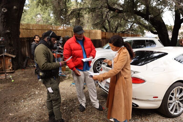 'Christmas Angel' First Look Romeo Miller, DaniLeigh, Skyh Black And