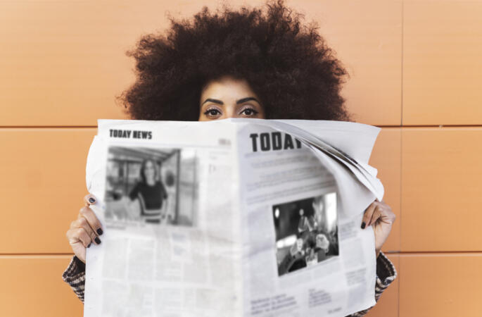 Black Grad Student Goes Viral For Reading Print Newspapers And Encouraging Other Gen Zers To Do The Same