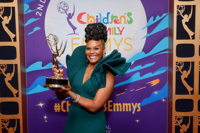 Tabitha Brown Is Now An Emmy Winner, Nabbing A Trophy At The Children And Family Emmy Awards For 'Tab Time'