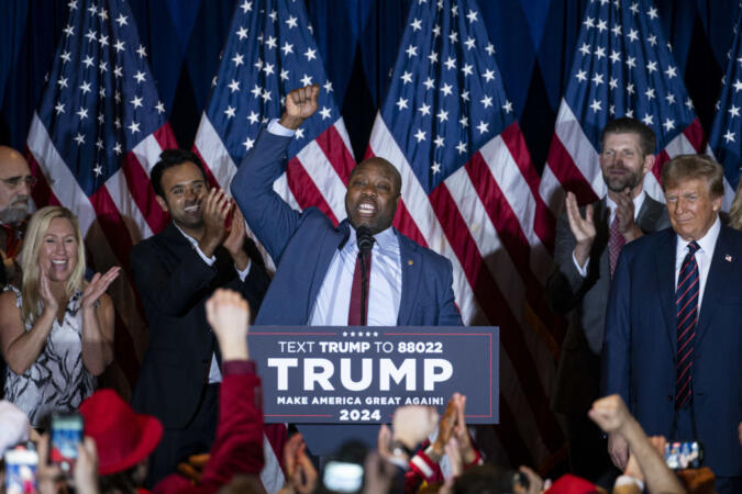 As Republican Presidential Race Narrows, Tim Scott Is Getting Mocked For Being Thirsty For Trump VP Slot