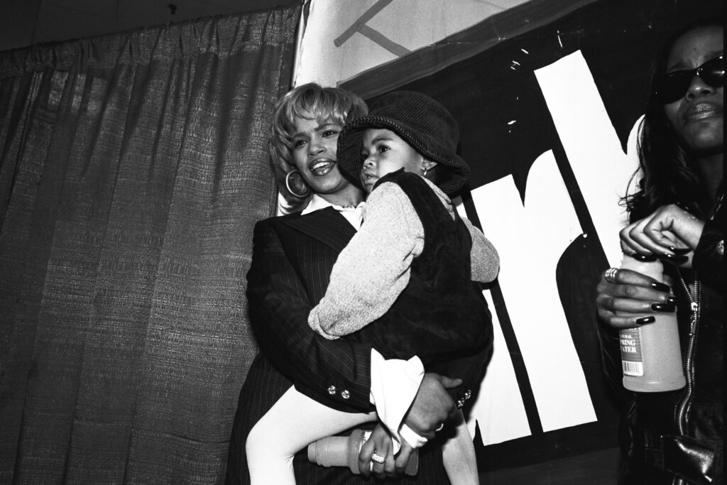 Faith Evans 90s pictured: Faith Evans and firstborn daughter Chyna