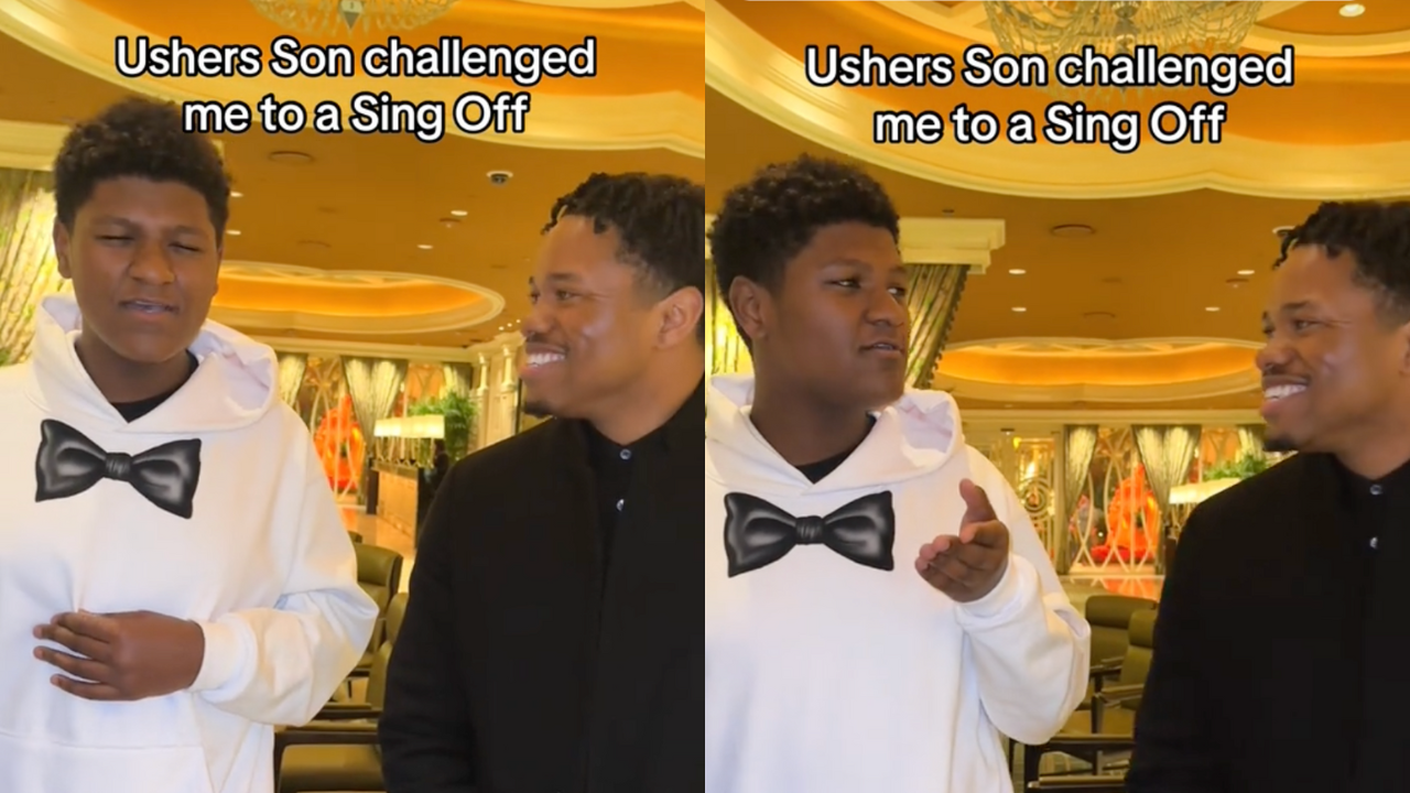 Usher’s 15-Year-Old Son Naivyd Wows Fans In Sing-Off With Actor Nathan Davis Jr.