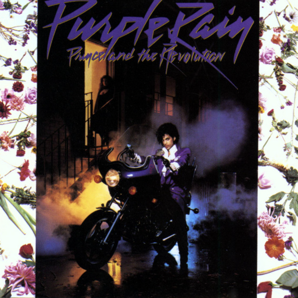 Prince Album Covers pictured: Purple Rain