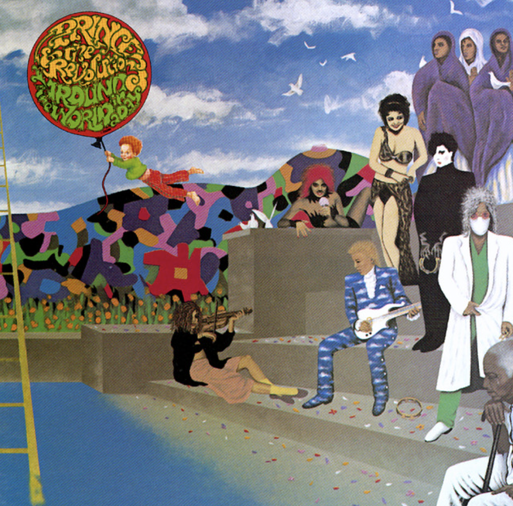 Prince Album Covers pictured: Around the World in a Day