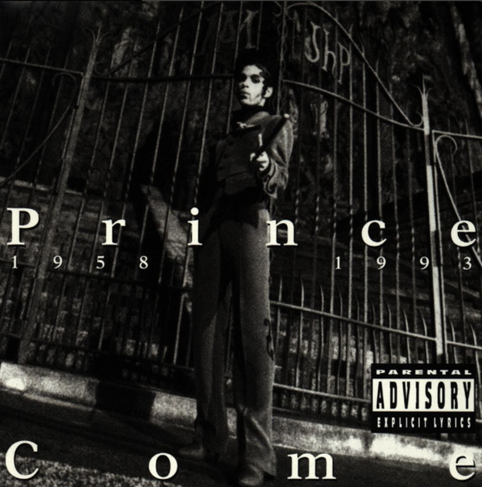 Prince Album Covers pictured: Come