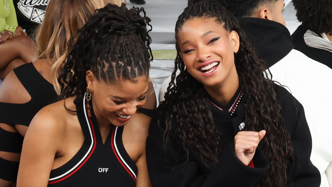 Halle Bailey And Willow Smith Jam To Destiny's Child's 'Bootylicious' During Off-White Paris Fashion Show