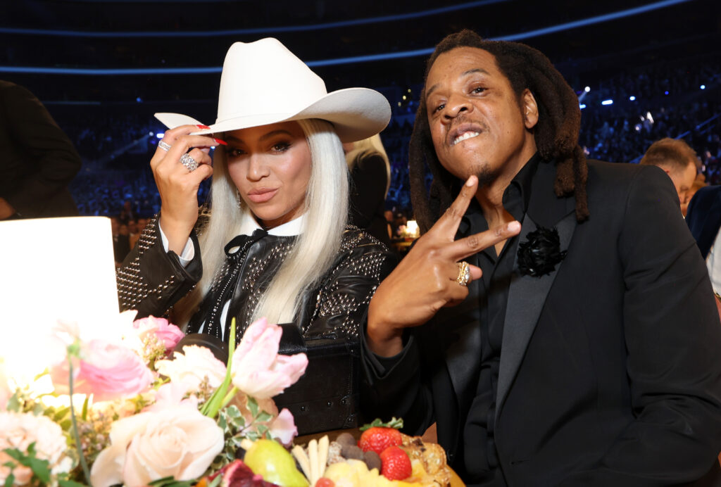 Cowboy Sayings pictured: Beyoncé poses in cowboy garb with Jay-Z
