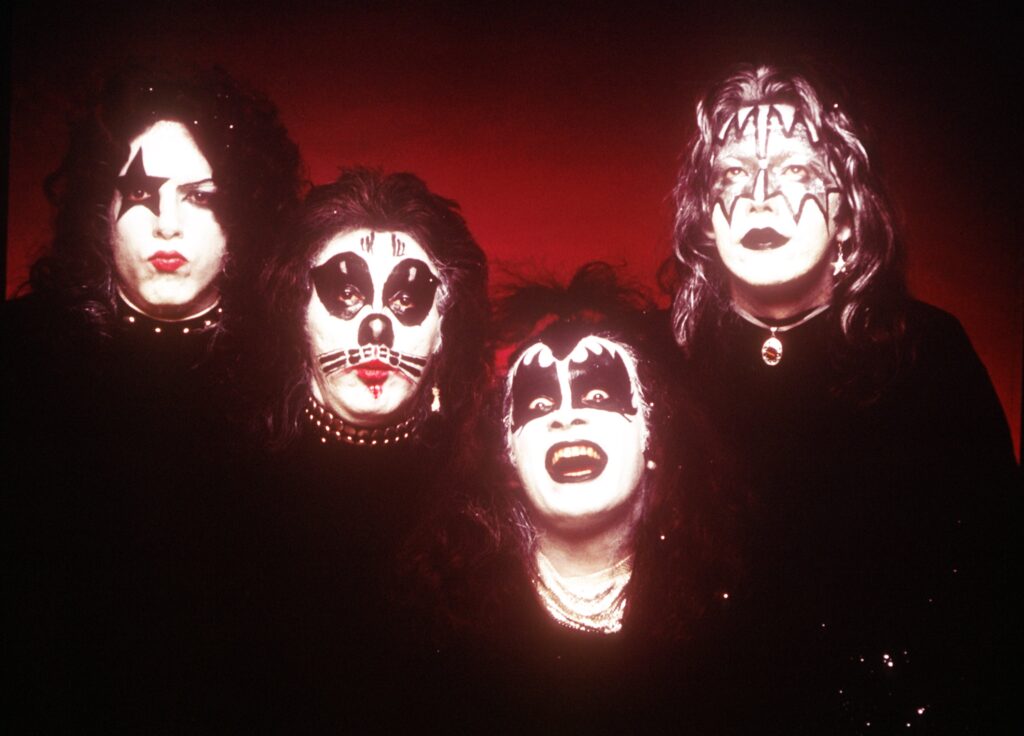 70s bands pictured: Kiss