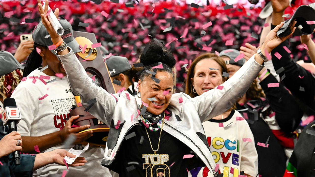 Dawn Staley Leads South Carolina To NCAA Victory, Shouts Out Caitlin Clark 'For Lifting Up Our Sport'