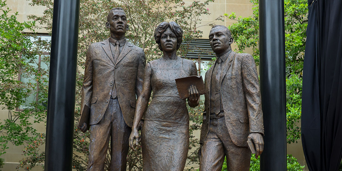 University Of South Carolina Unveils Monument Honoring Black Students Who Desegregated Campus