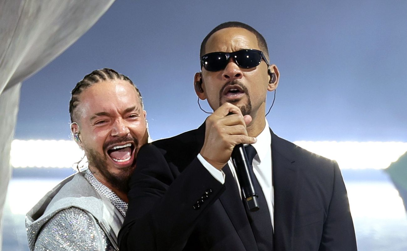 Will Smith Hits Coachella With Surprise 'Men in Black' Coachella Performance During J Balvin's Set