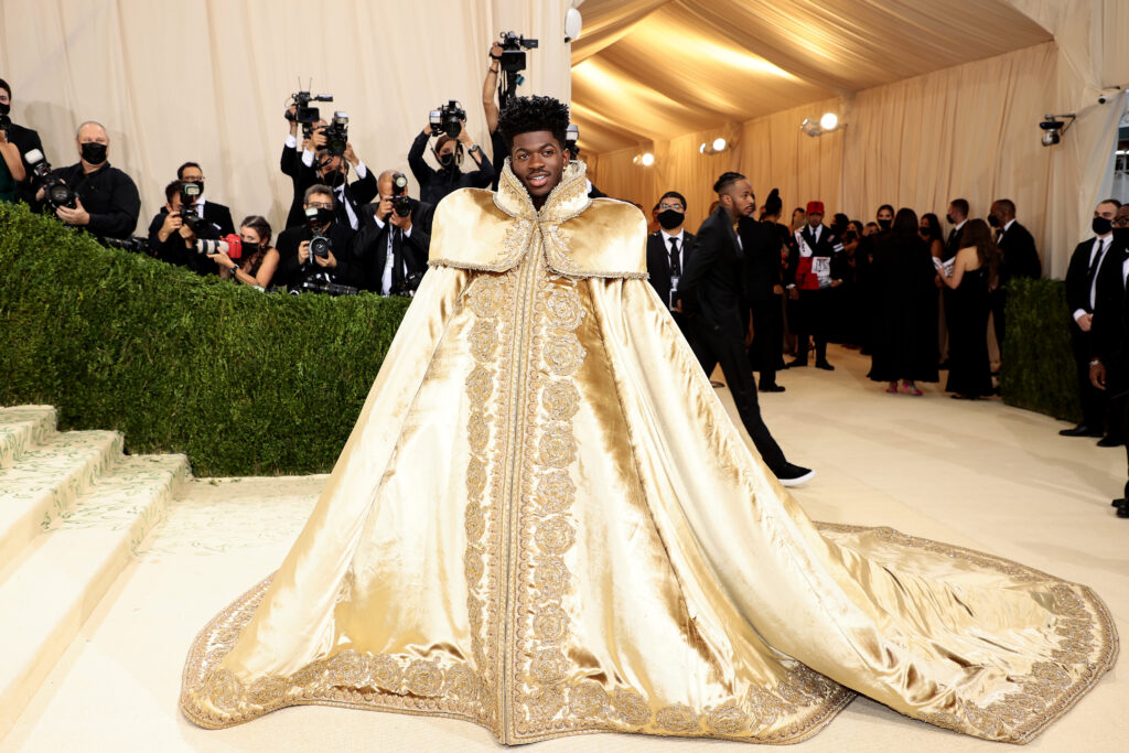 Best Dressed of All Time Met Gala pictured: Lil Nas X