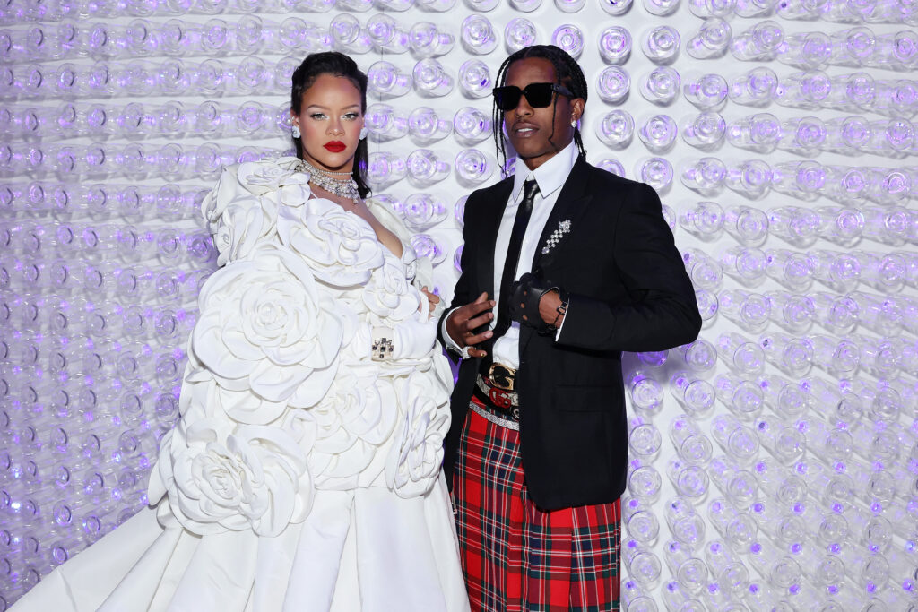 Best Dressed of All Time Met Gala pictured: Rihanna and A$AP Rocky