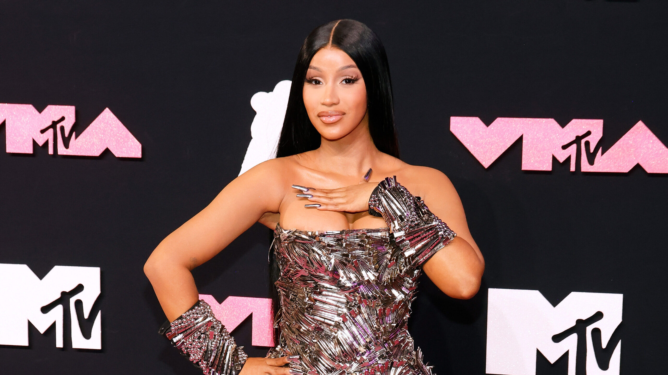 Cardi B attends the 2023 MTV Video Music Awards at Prudential Center on September 12, 2023 in Newark, New Jersey.