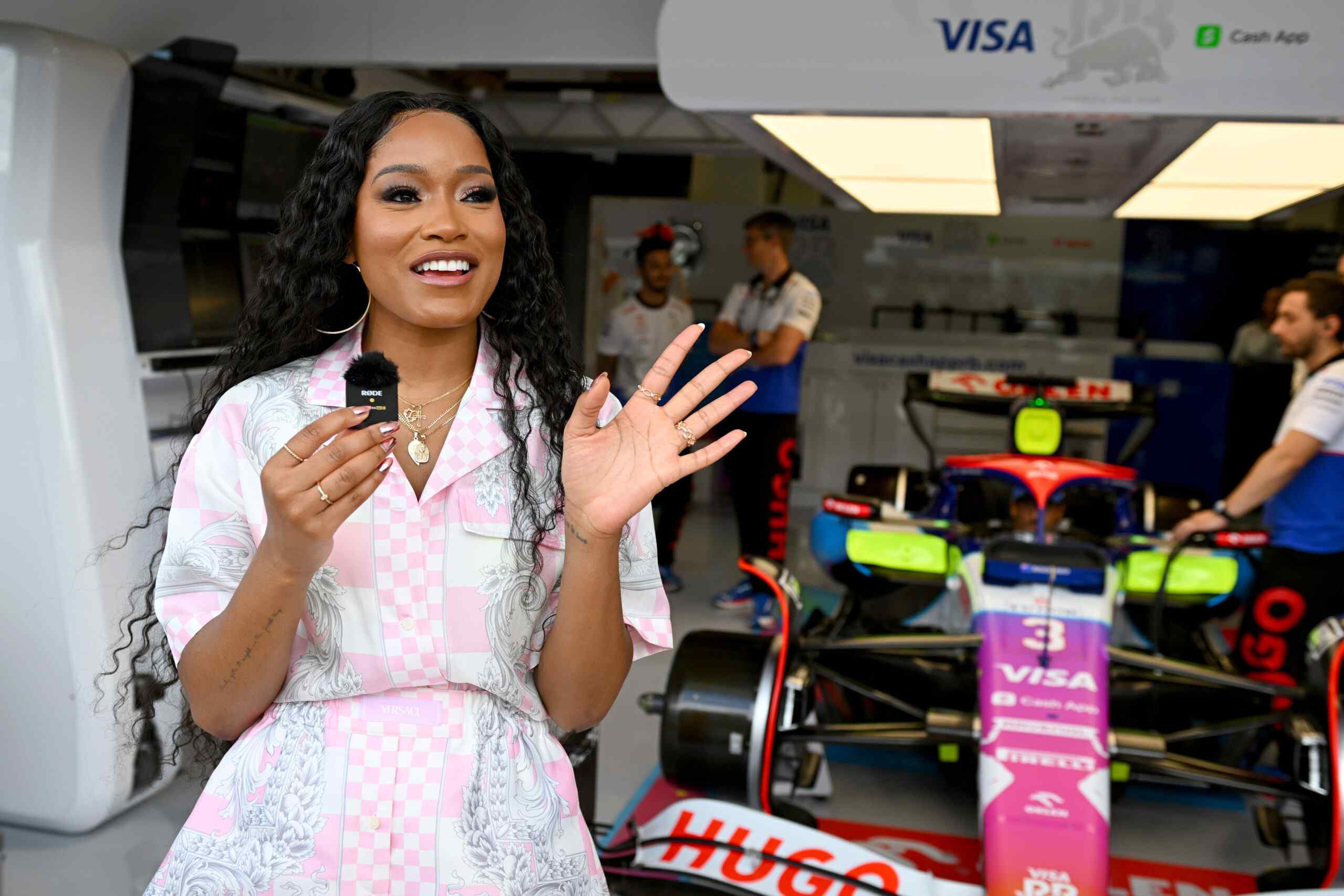 Keke Palmer On Her First Time At The Miami Grand Prix And Souvenirs She's Taking Her 1-Year-Old Son Leo