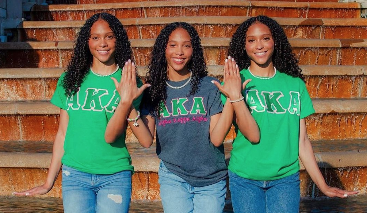 Triplets Make History As New Members Of Alpha Kappa Alpha At The ...