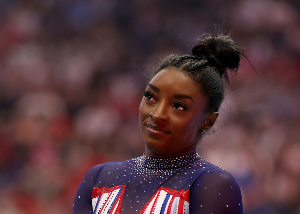 Simone Biles Gets Candid About Learning To Embrace Her Hair: 'I Don't Really Care If My Edges Aren't Smooth'