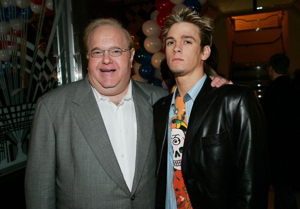 'Dirty Pop' Netflix pictured: Lou Pearlman and Aaron Carter