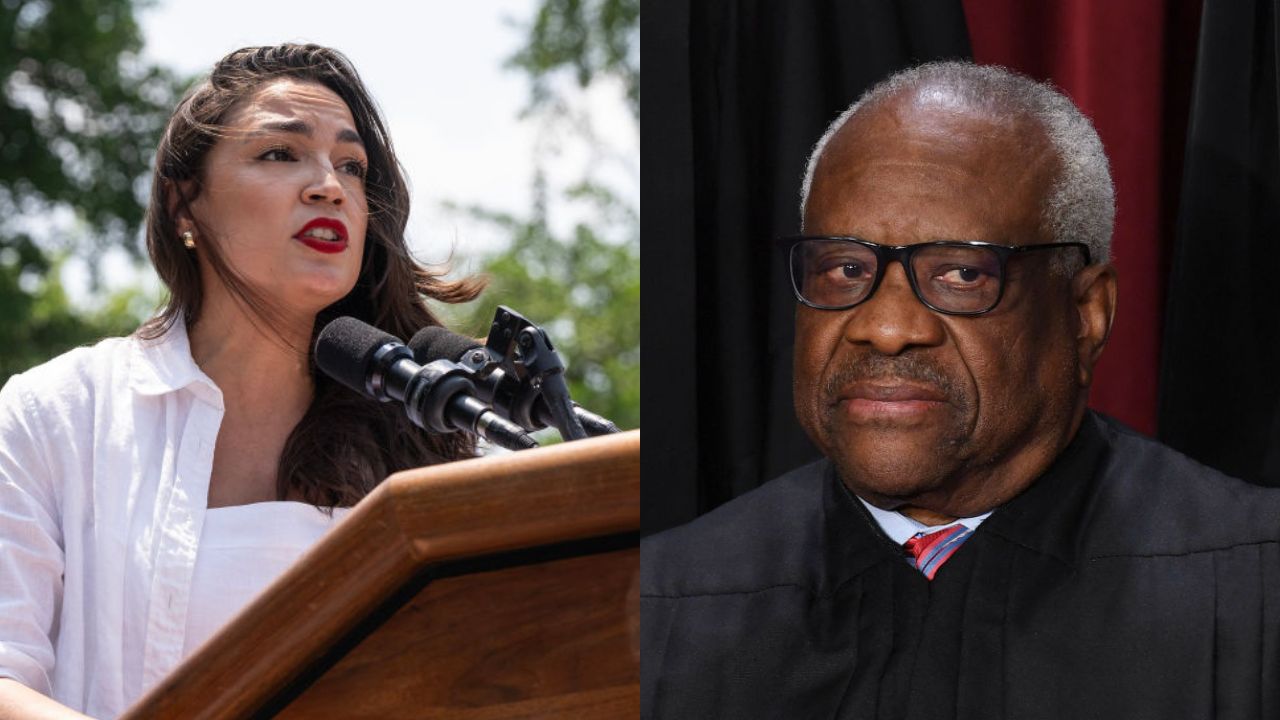 AOC Files Articles Of Impeachment Against Supreme Court's Clarence Thomas And Samuel Alito