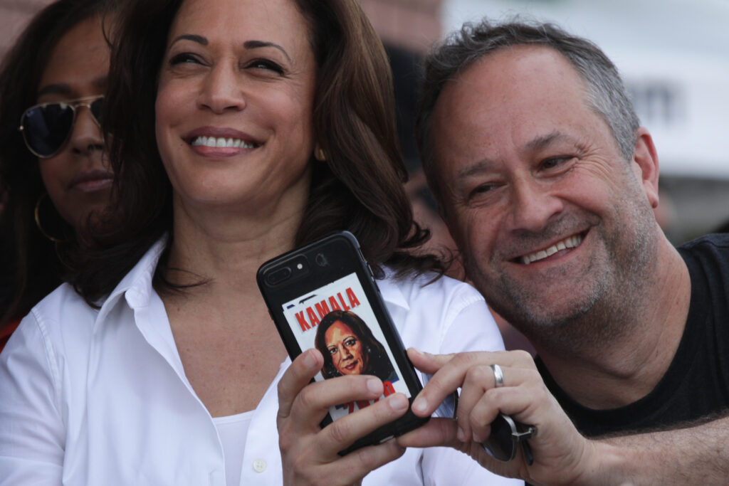 Kamala Harris Husband pictured: Kamala Harris and husband Doug Emhoff