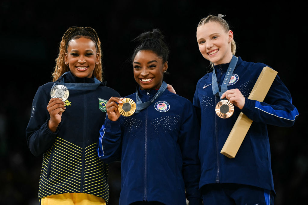 Simone Biles Captures 7th Olympic Gold Medal With Vault Win, Edges Out Brazil's Rebeca Andrade