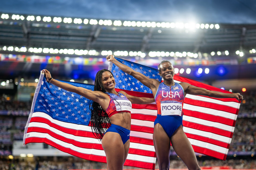 Tara DavisWoodhall Wins First Olympic Gold In Women's Long Jump