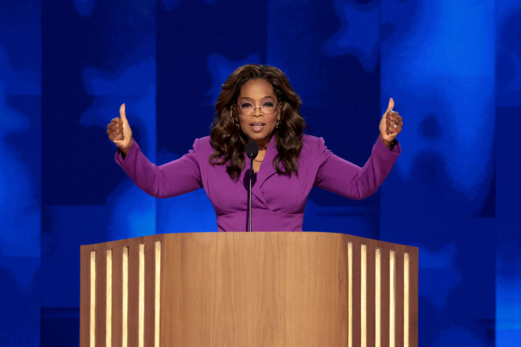 What Did Oprah Say In Her Surprise DNC Speech?