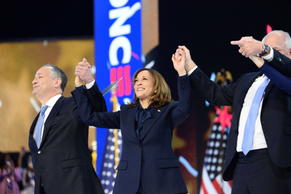 Kamala Harris Accepts Historic Presidential Nomination In Rousing Speech To Close DNC