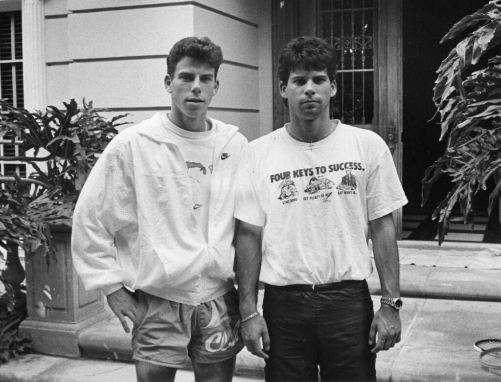 Where are the Menendez Brothers now? Pictured: Erik and Lyle Menendez